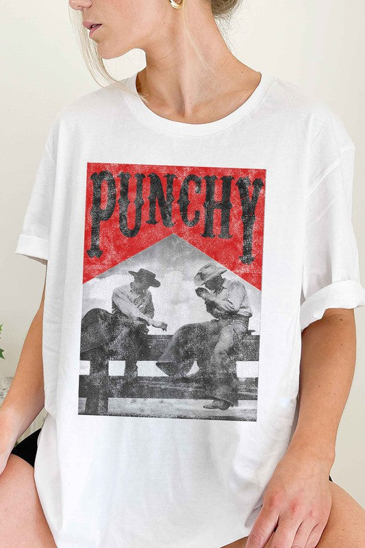 PUNCHY COWBOYS T-SHIRT PLUS SIZE