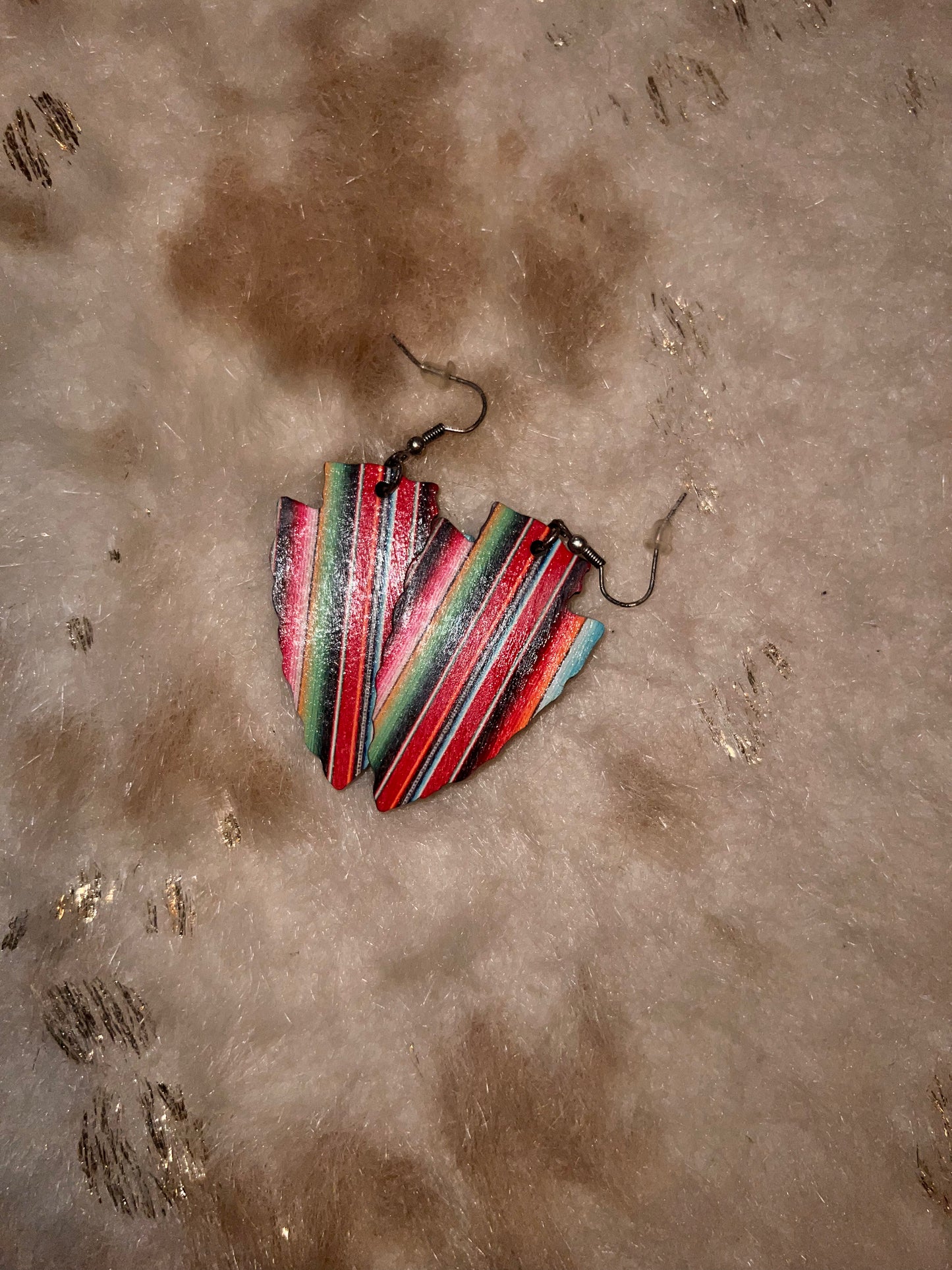 Serape Arrow Earrings
