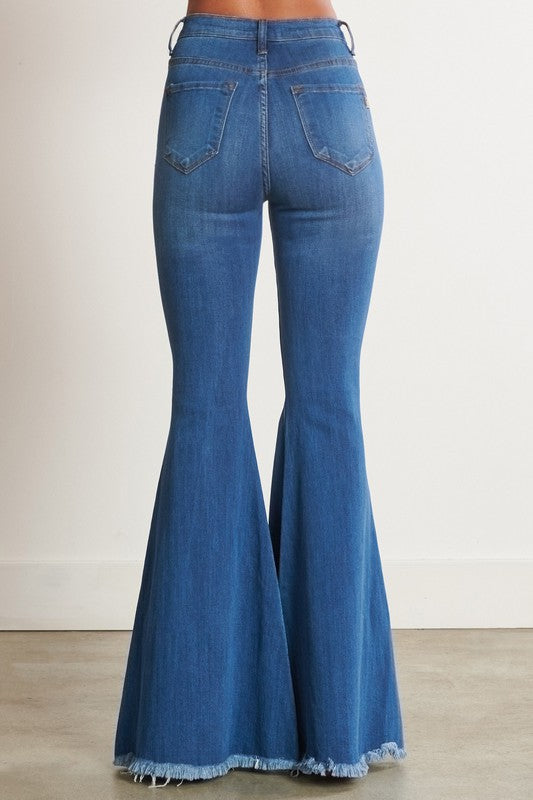 The Bailey Flares- Medium Wash