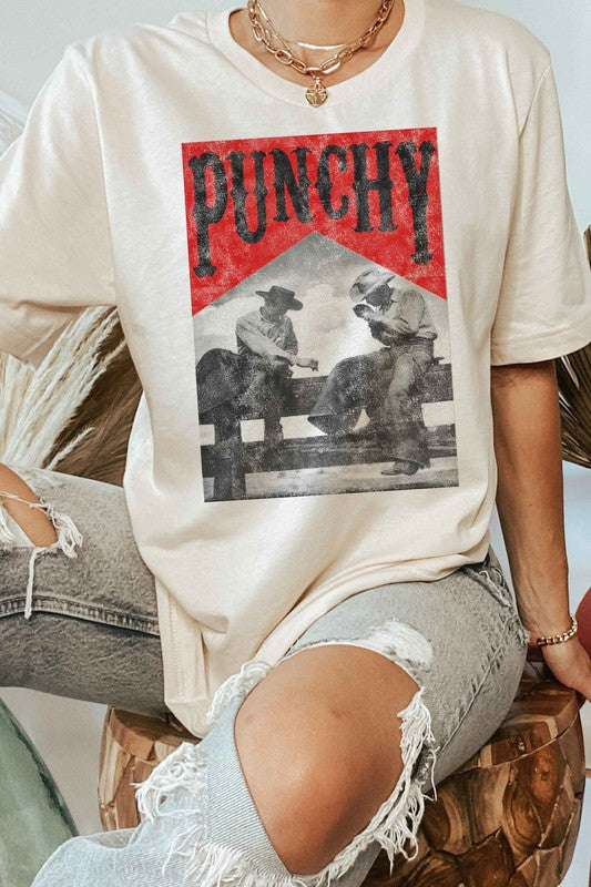 PUNCHY COWBOYS T-SHIRT PLUS SIZE