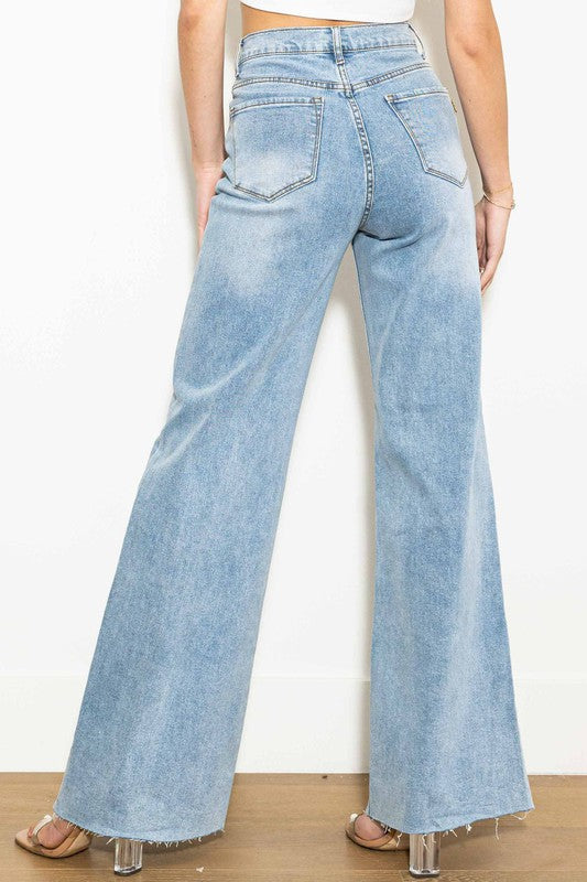 The Double Crossed Jeans- Light Wash